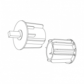 Embout et adaptateur pour tube de 58 mm